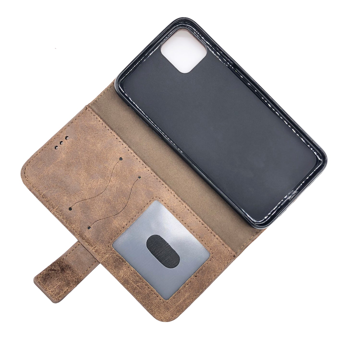 iPhone 11 Pro-Max Luxury PU Leather Wallet Case by The Very Thing! - Ships from the USA